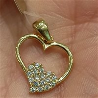 Pendente Vidali Gioielli Donna in Oro giallo Zircone PEOR-1-34 - PEOR-1-34